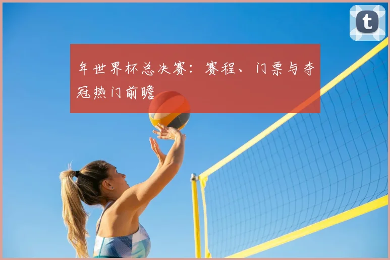 年世界杯总决赛:赛程、门票与夺冠热门前瞻